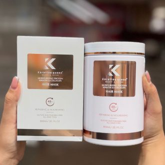 ماسک مو سفید طلایی کراتین کویین