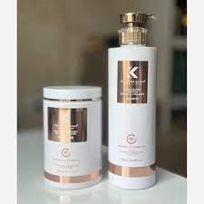 پک شامپو و ماسک سفید طلایی کراتین کویین